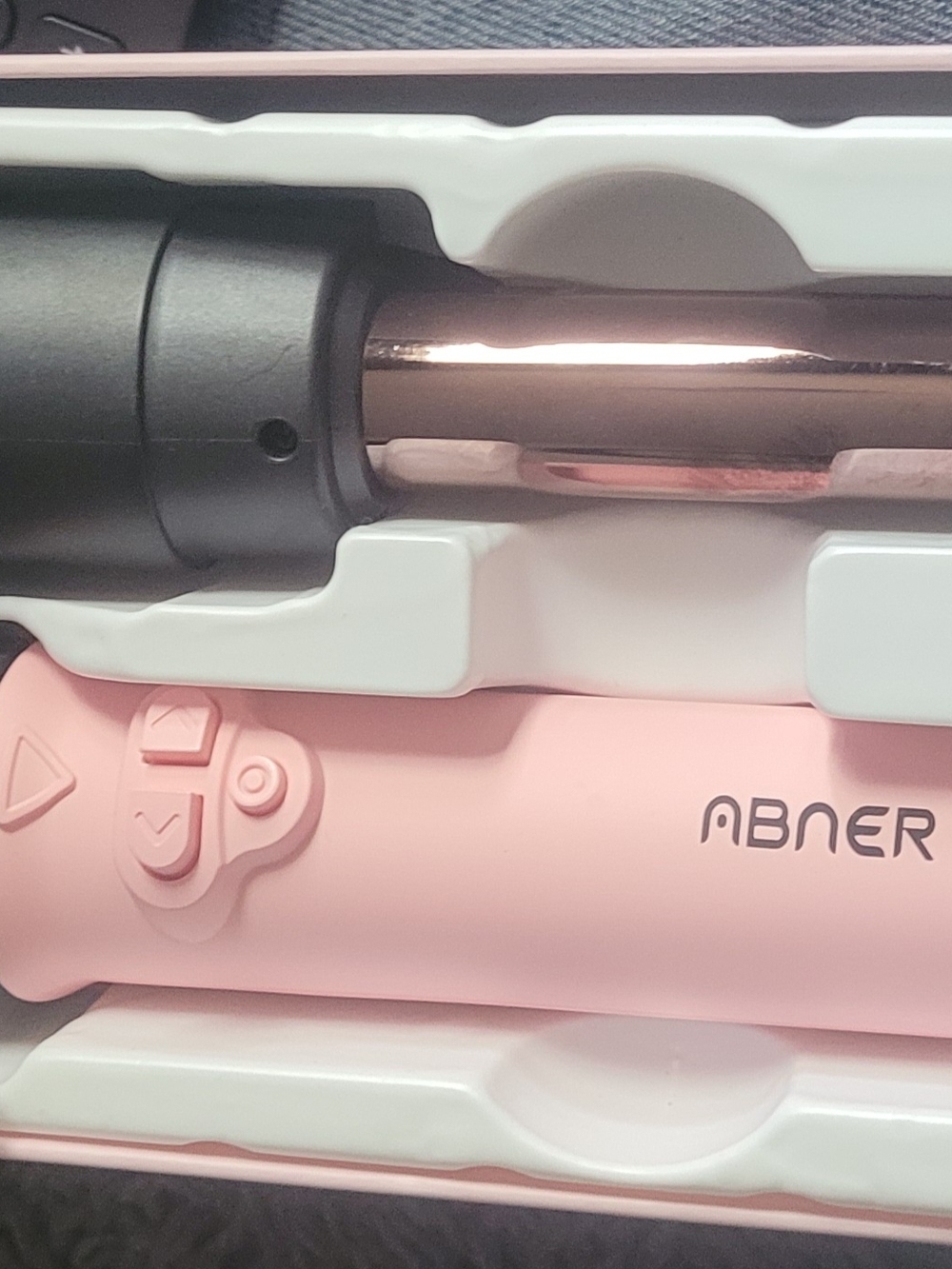 Abner Pink Curling Wand - 1.25" Ceramic Barrel